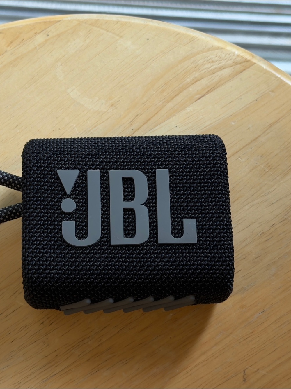 JBL Portable Bluetooth Speaker in Black with Gray Logo